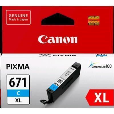 Canon CLI671XL Cyan Ink Cart Canon — view 2