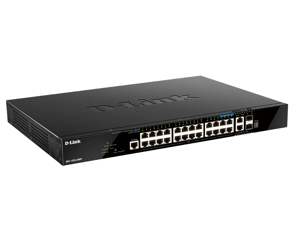 D-LINK DGS-1520-28MP Switch D-Link — view 3