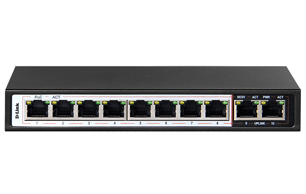 D-LINK DES-F1010P-E PoE Switch D-Link — view 2
