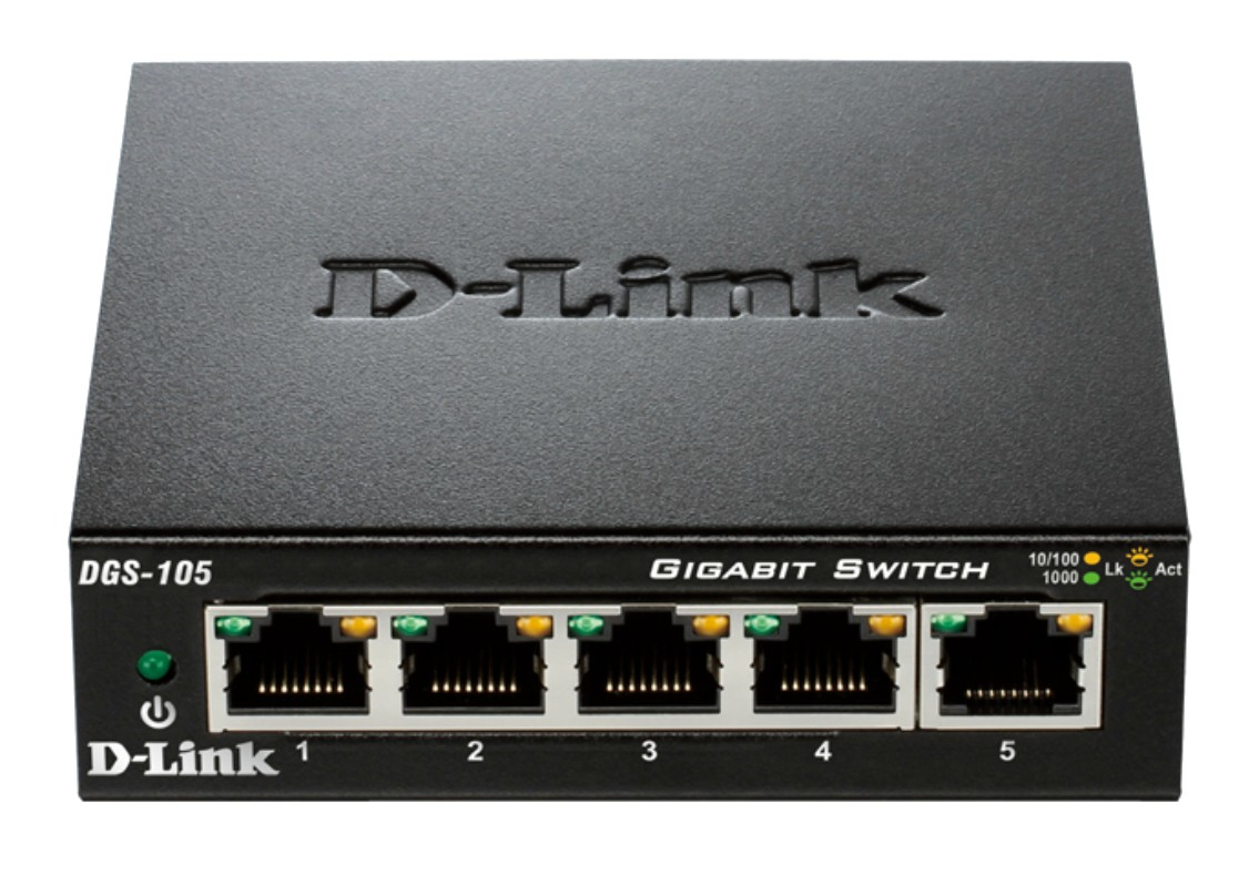 D-LINK DGS-105 Desktop Switch D-Link — view 2
