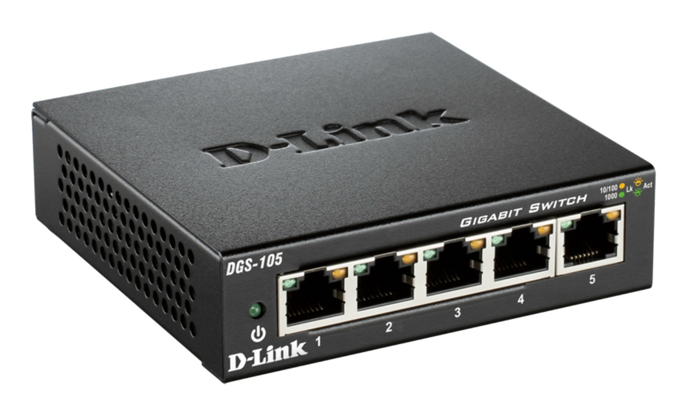 D-LINK DGS-105 Desktop Switch D-Link — view 4