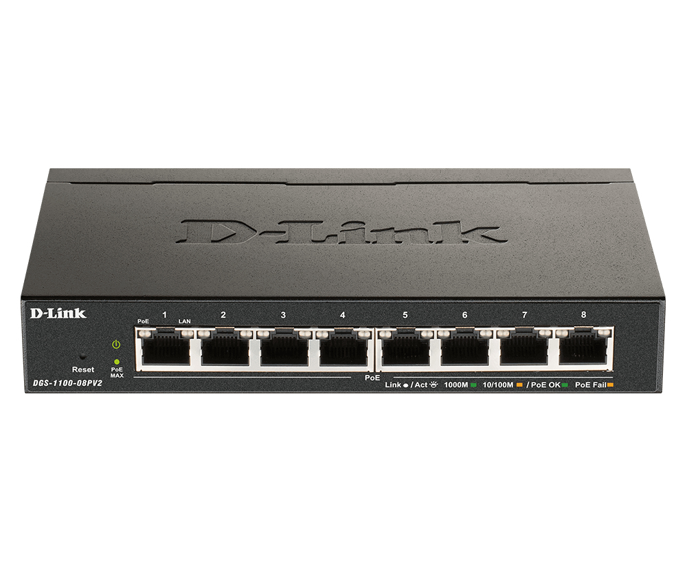 D-LINKDGS-1100-08P PoE Switch D-Link — view 2