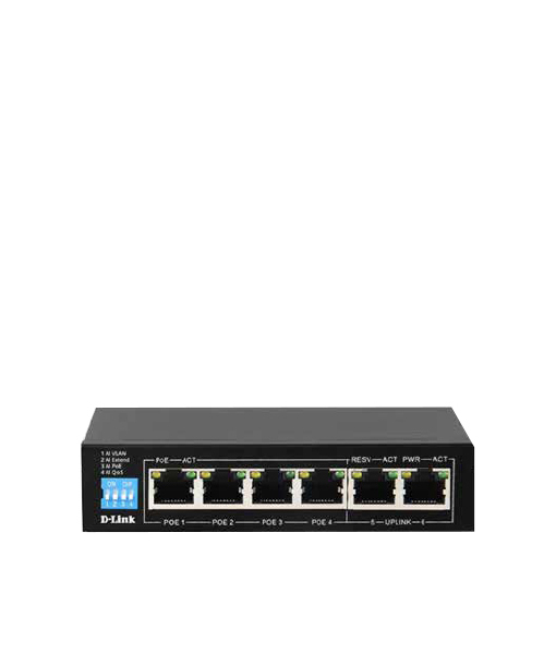 6-Port Gigabit PoE Switch D-Link — view 2
