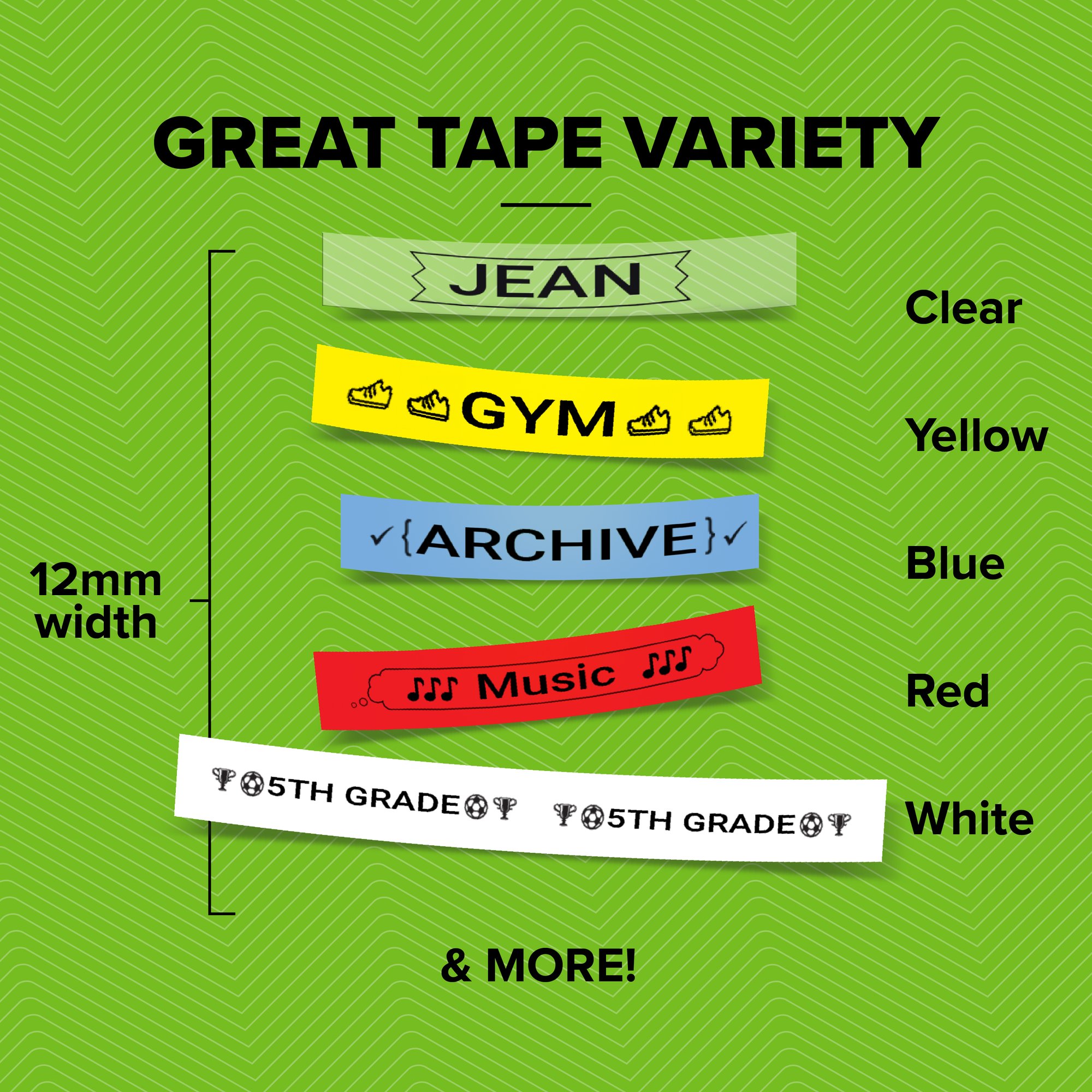 Dymo LT Paper 12mm x 4m Wh 2pk Dymo — view 4