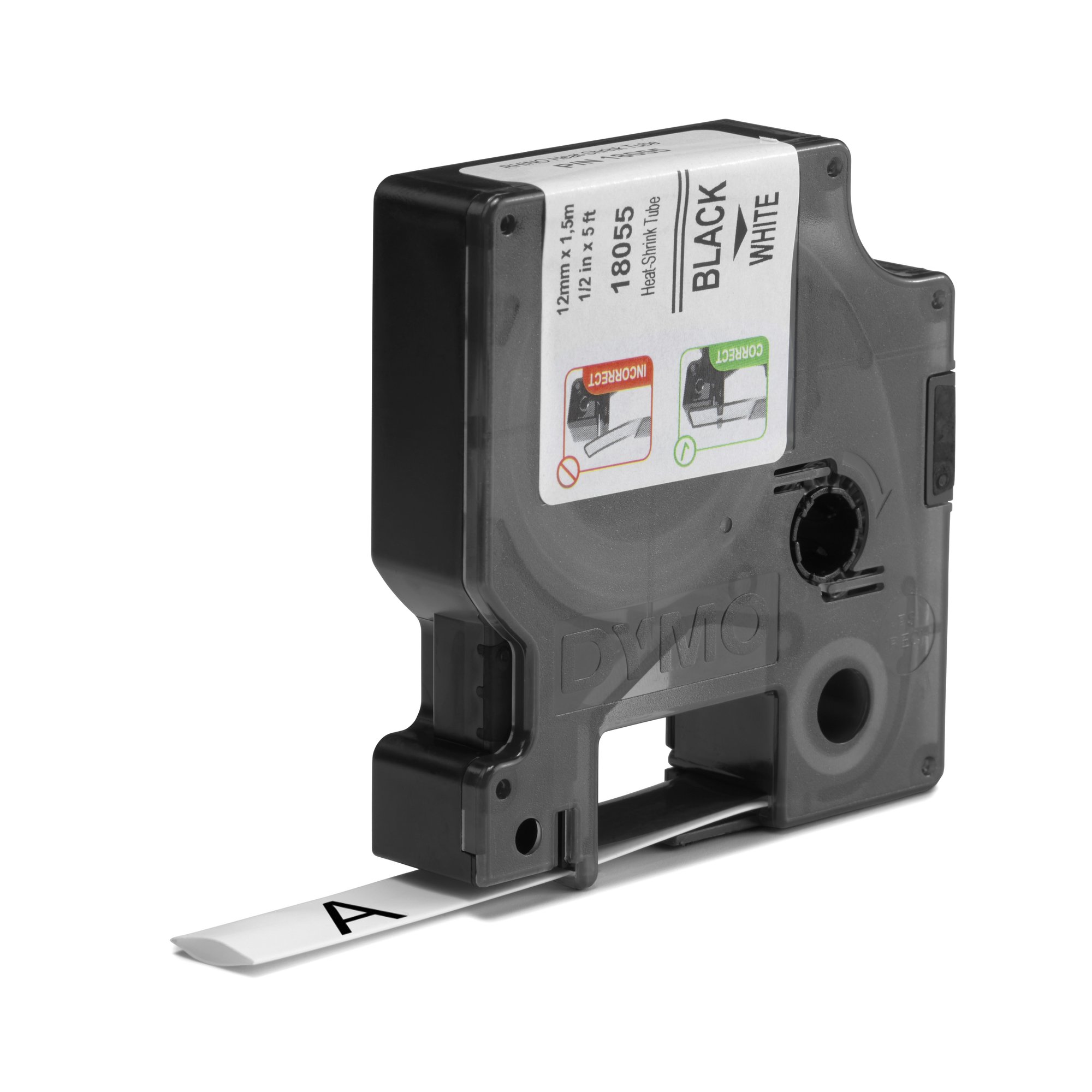 Dymo Rhno Tube Ht Shrk 12mm Wh Dymo — view 3