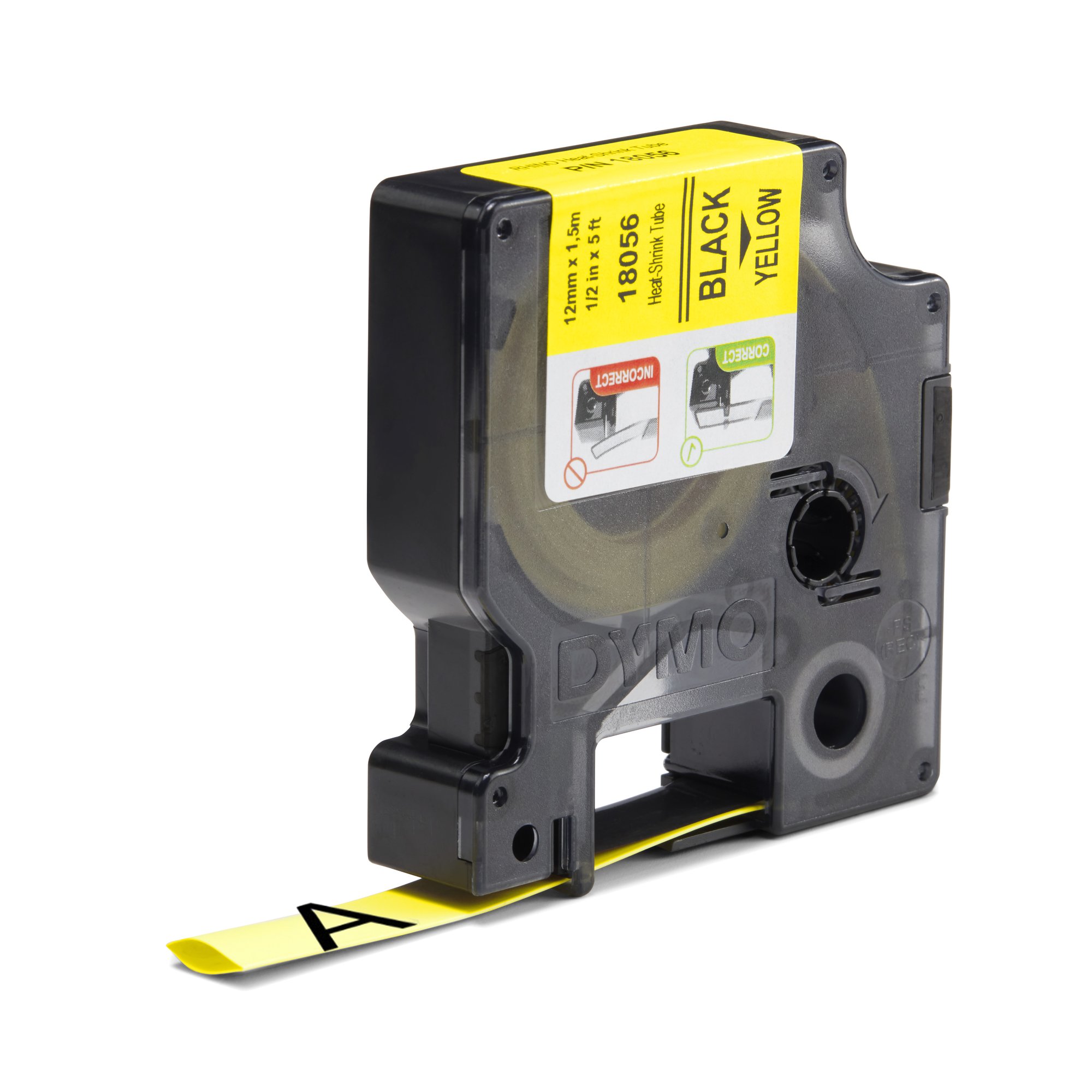 Dymo Rhno Heat Shrk 12.7mm Yel Dymo — view 3