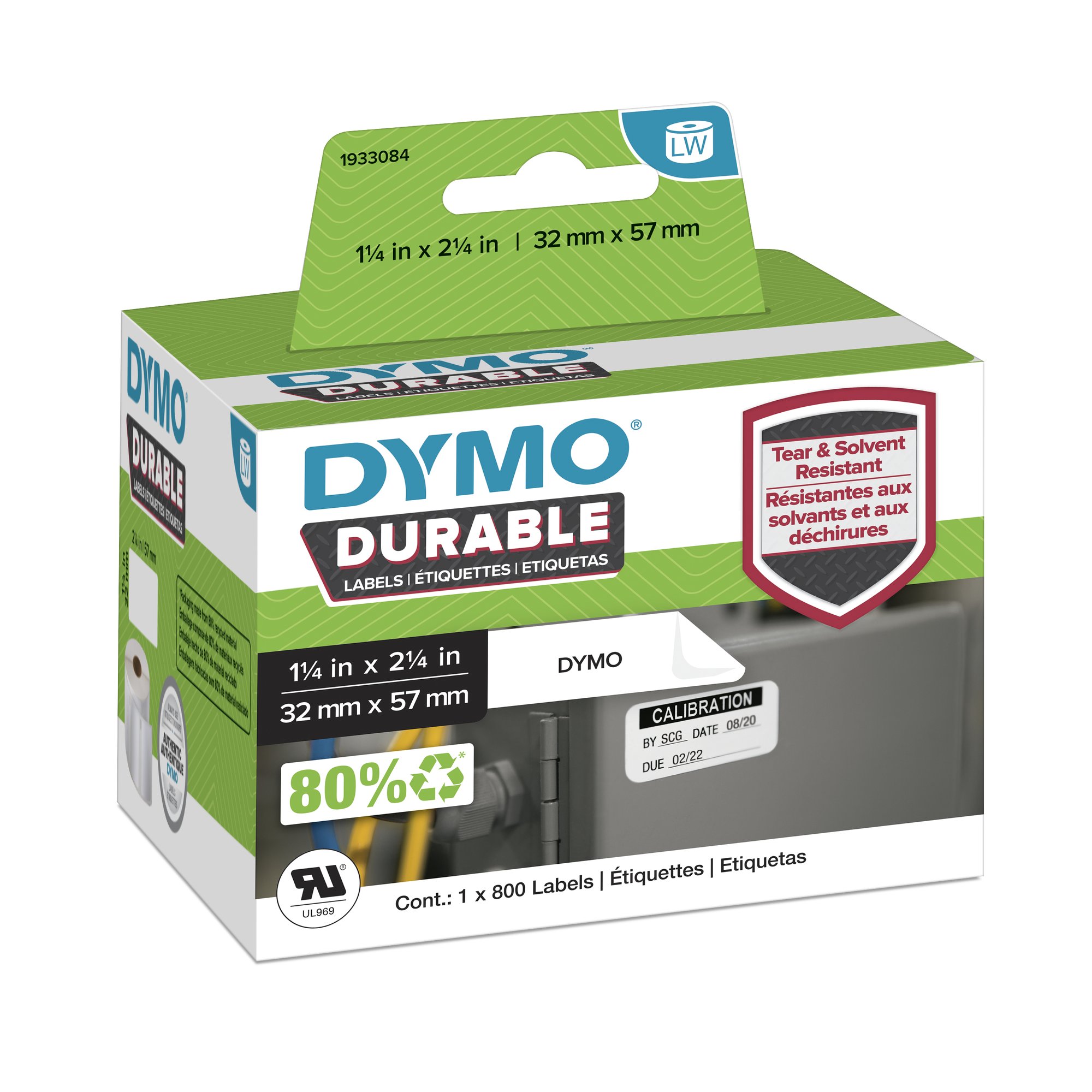 DY LW Dur MP Label 57x32mm Dymo — view 2