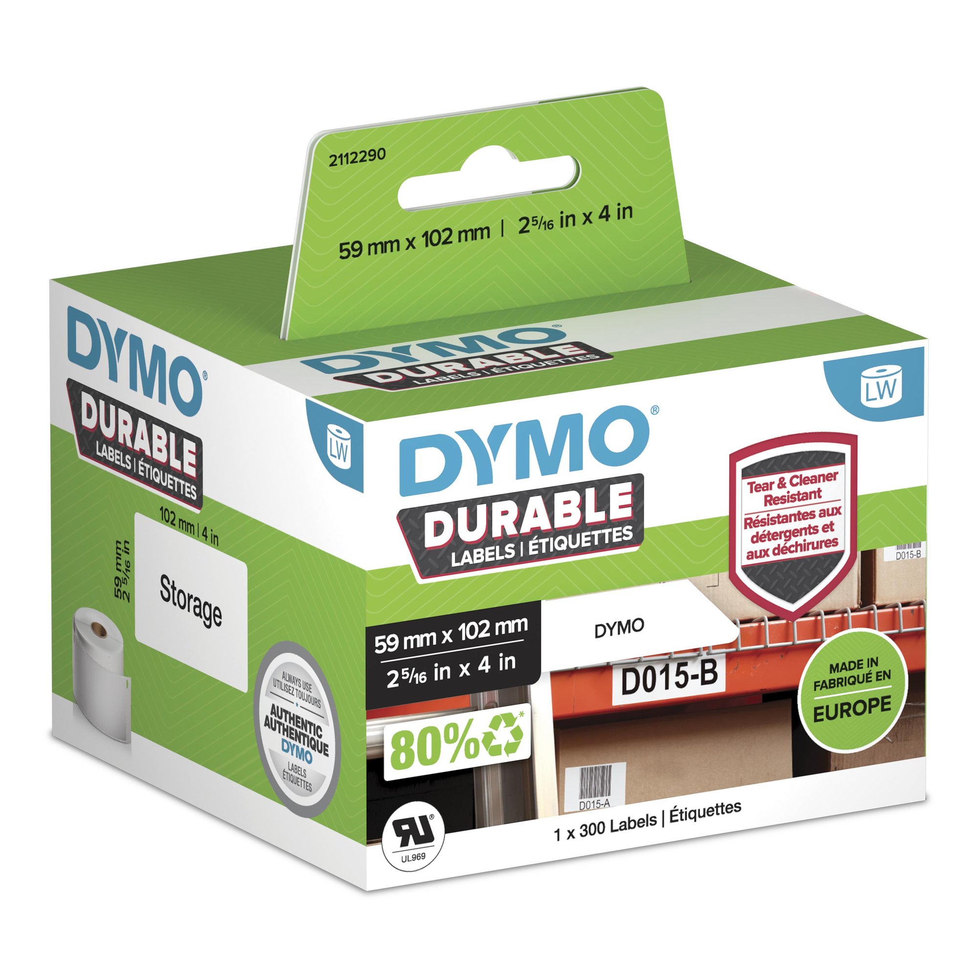 Dymo LW 59mm x 102mm labels Dymo — view 3