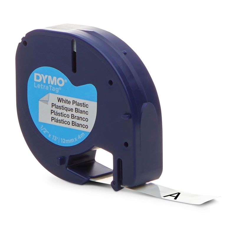 Dymo LT Plastic 12mm x 4m Wht Dymo — view 4