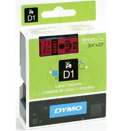 Dymo Blk on Red 19mmx7m Tape Dymo — view 2