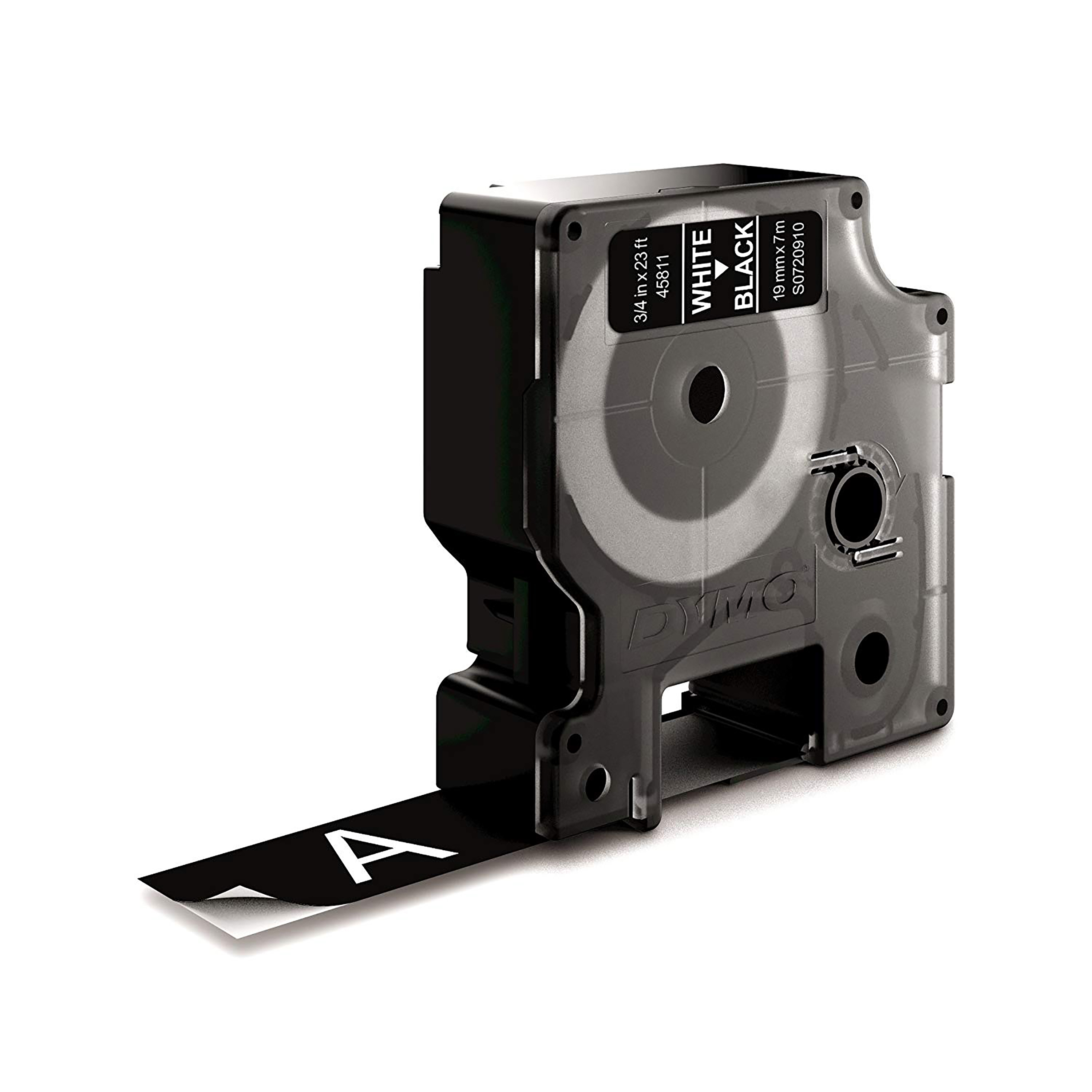 Dymo Wht on Blk 19mmx7m Tape Dymo — view 5
