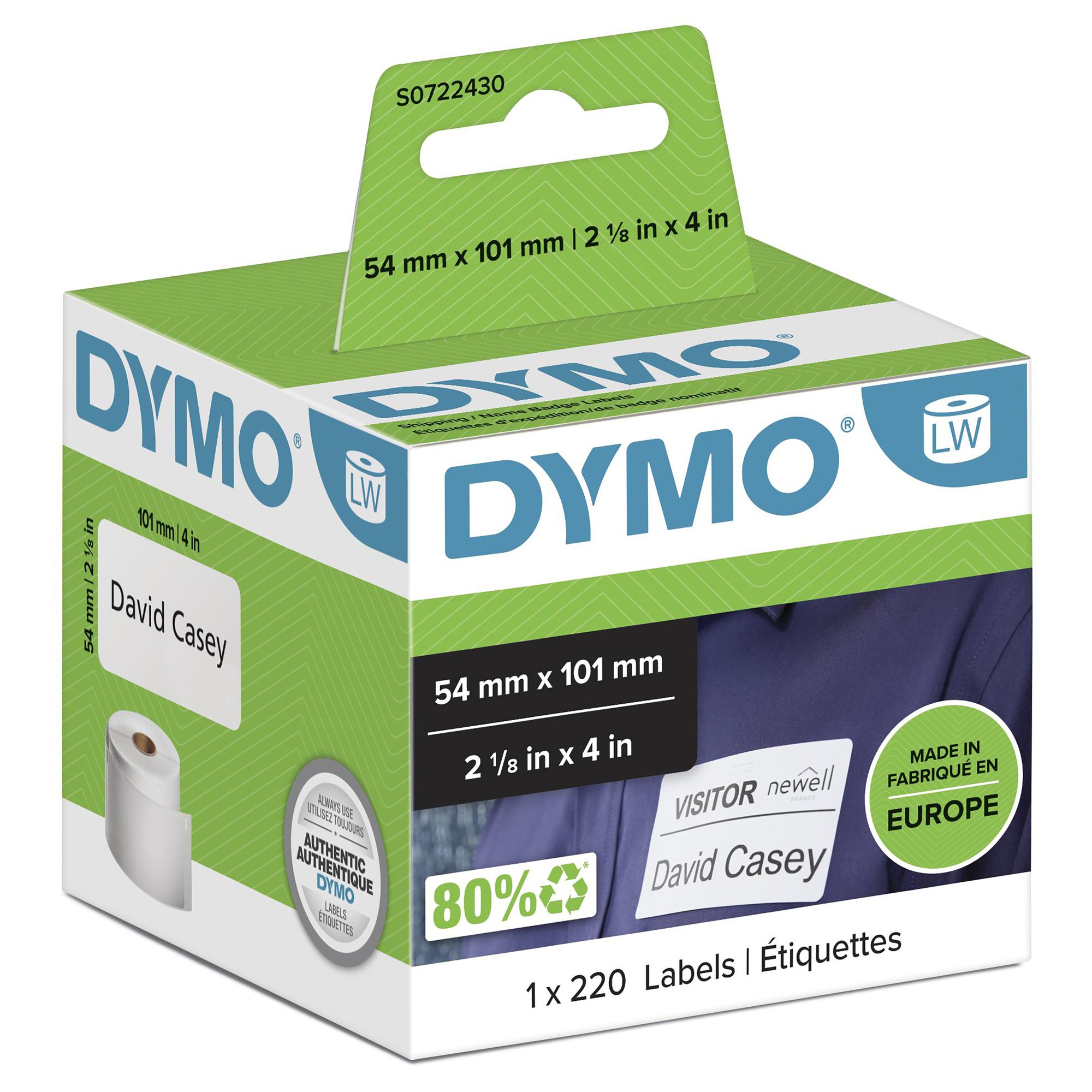 Dymo Ship Label 54mm x 101mm Dymo — view 2