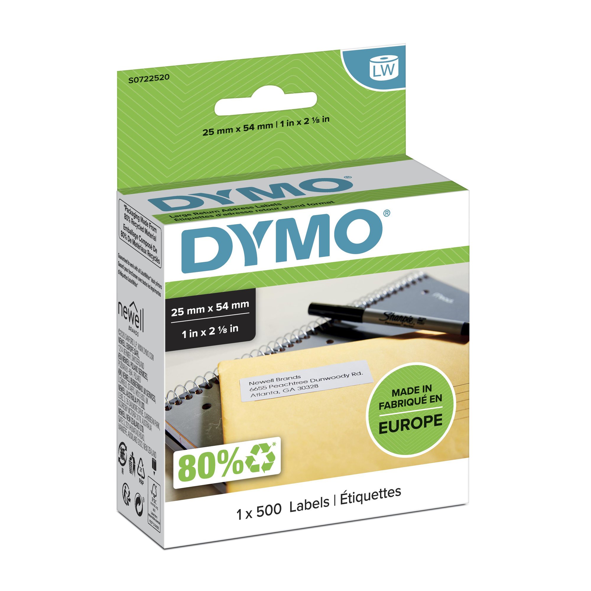 Dymo Address Label 25mm x 54mm Dymo — view 2