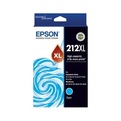 Epson 212 HY Cyan Ink Cart Epson — view 2