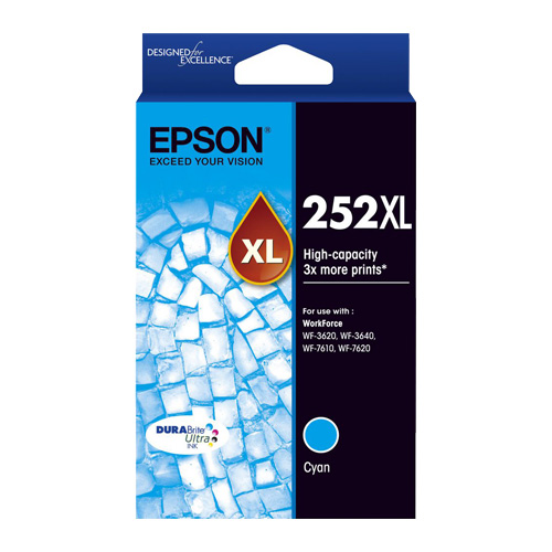 Epson 252 HY Cyan Ink Cart Epson — view 2