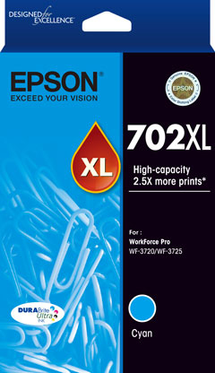 Epson 702 Cyan XL Ink Cart Epson — view 2