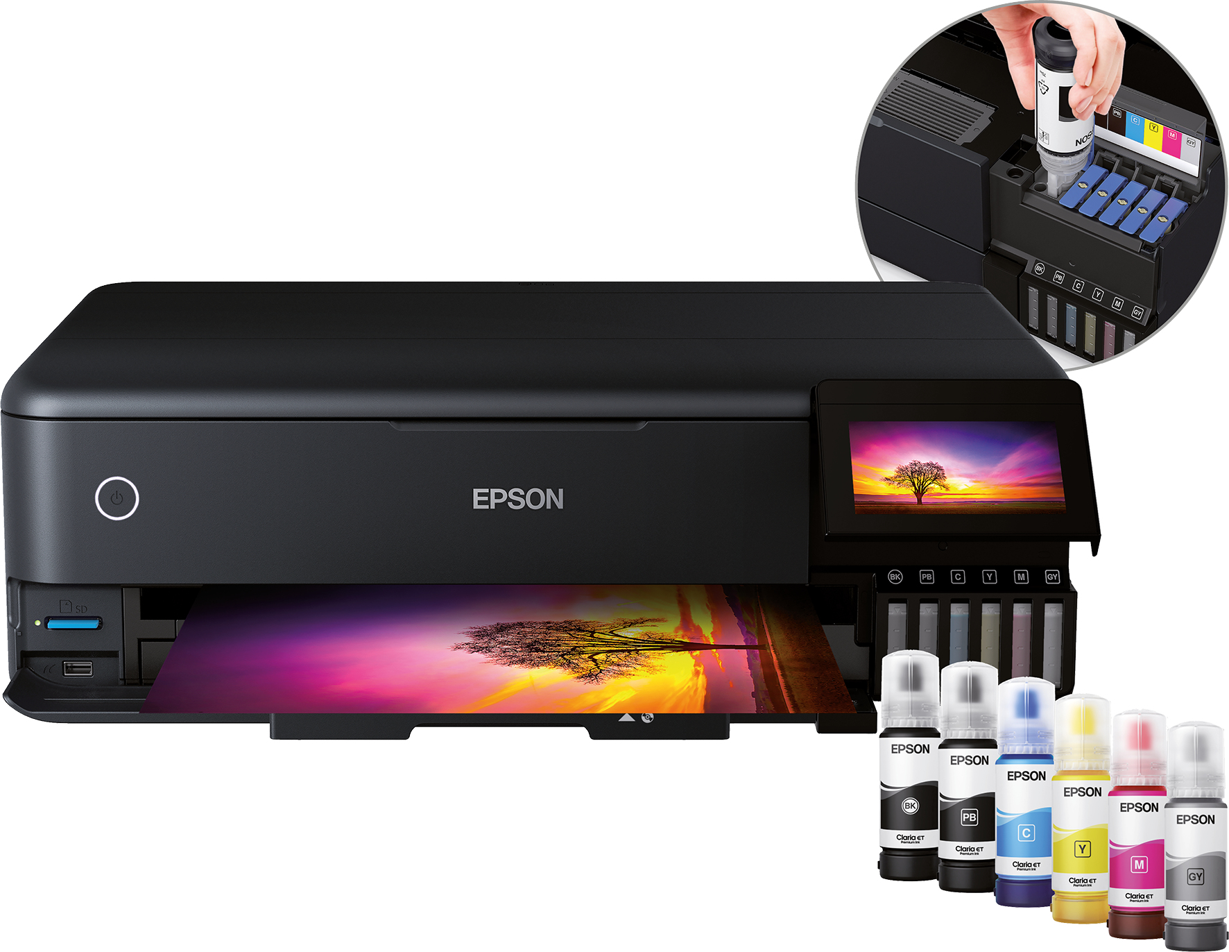 EPSON EcoTank Photo ET-8550 Epson — view 3