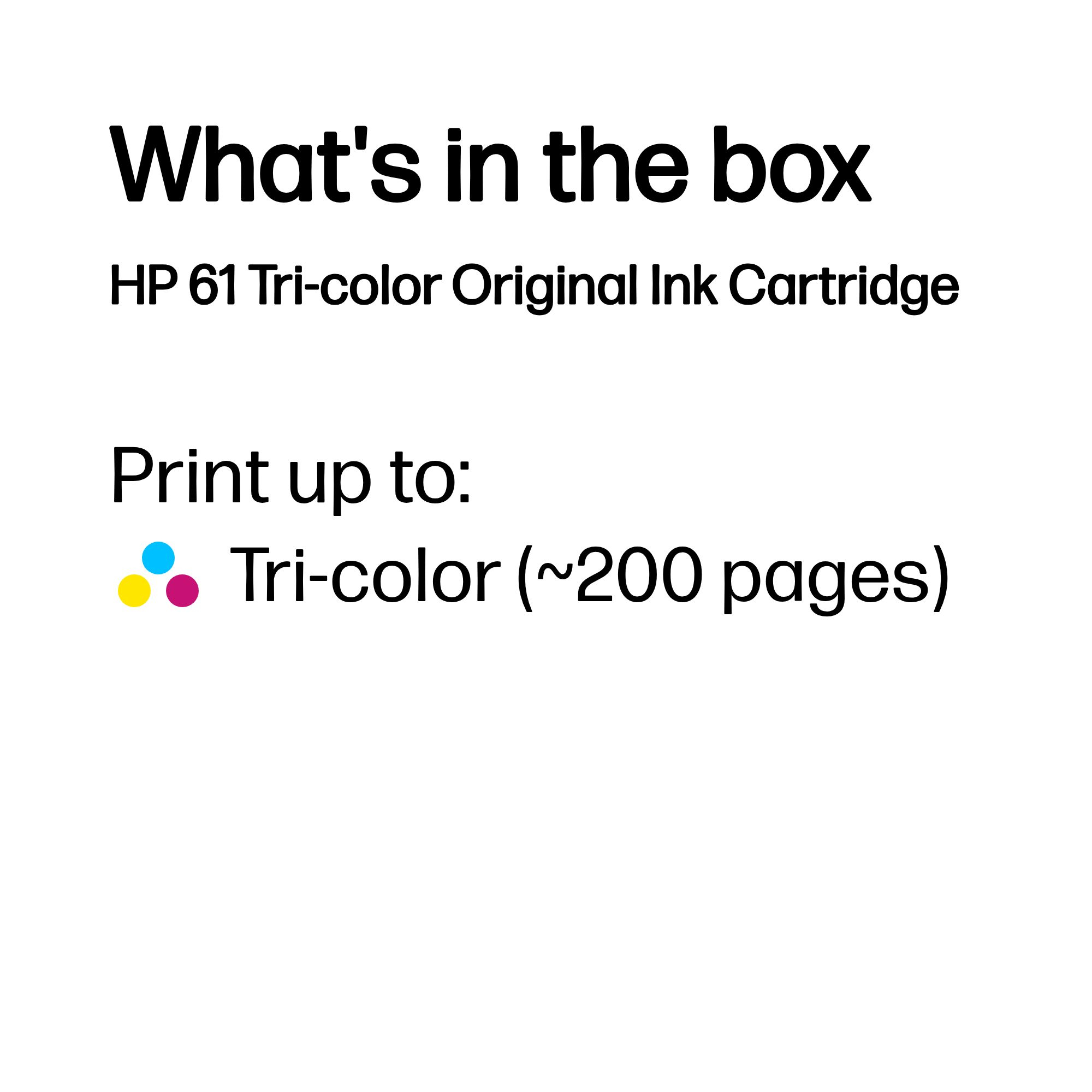 HP# 61 Tricolour  C0PA5AA HP — view 5