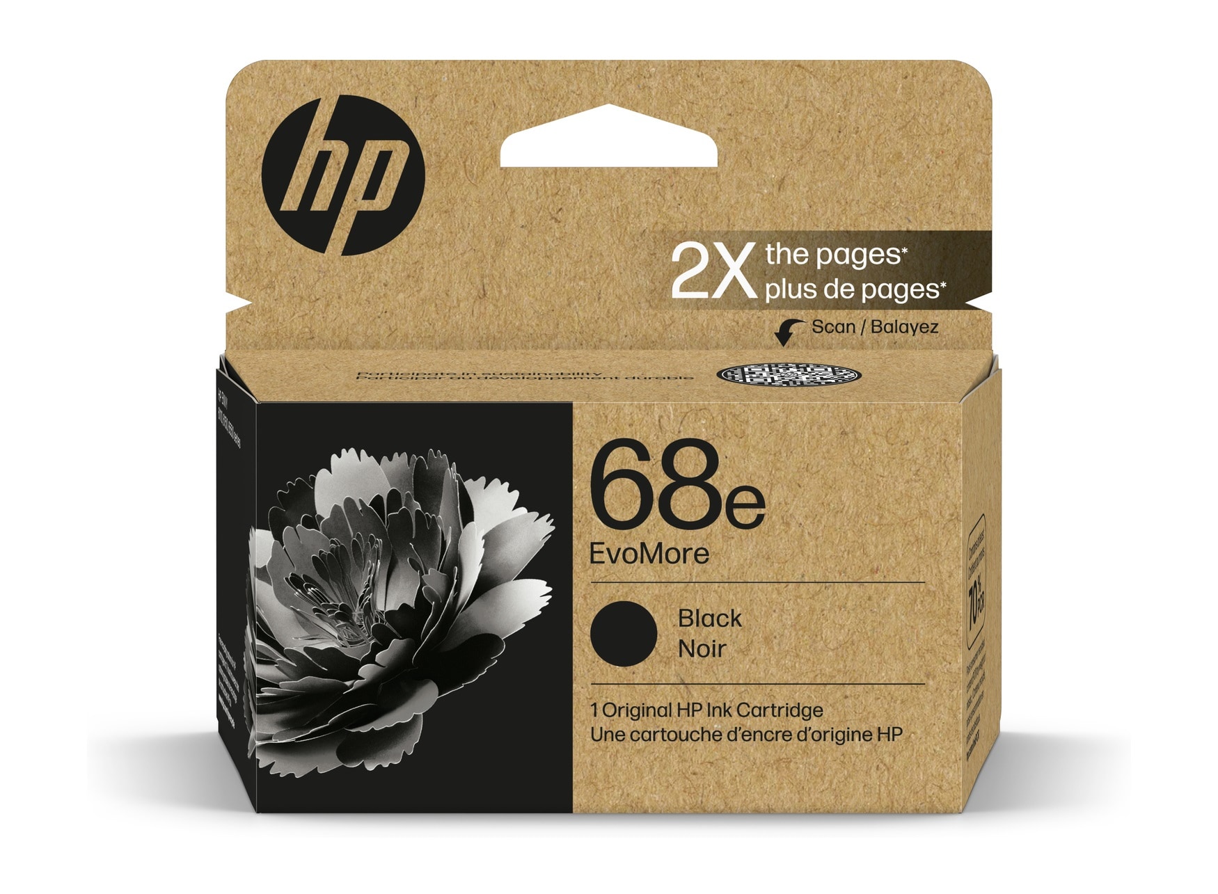 HP #68e Black Ink 7FP22TA HP — view 2