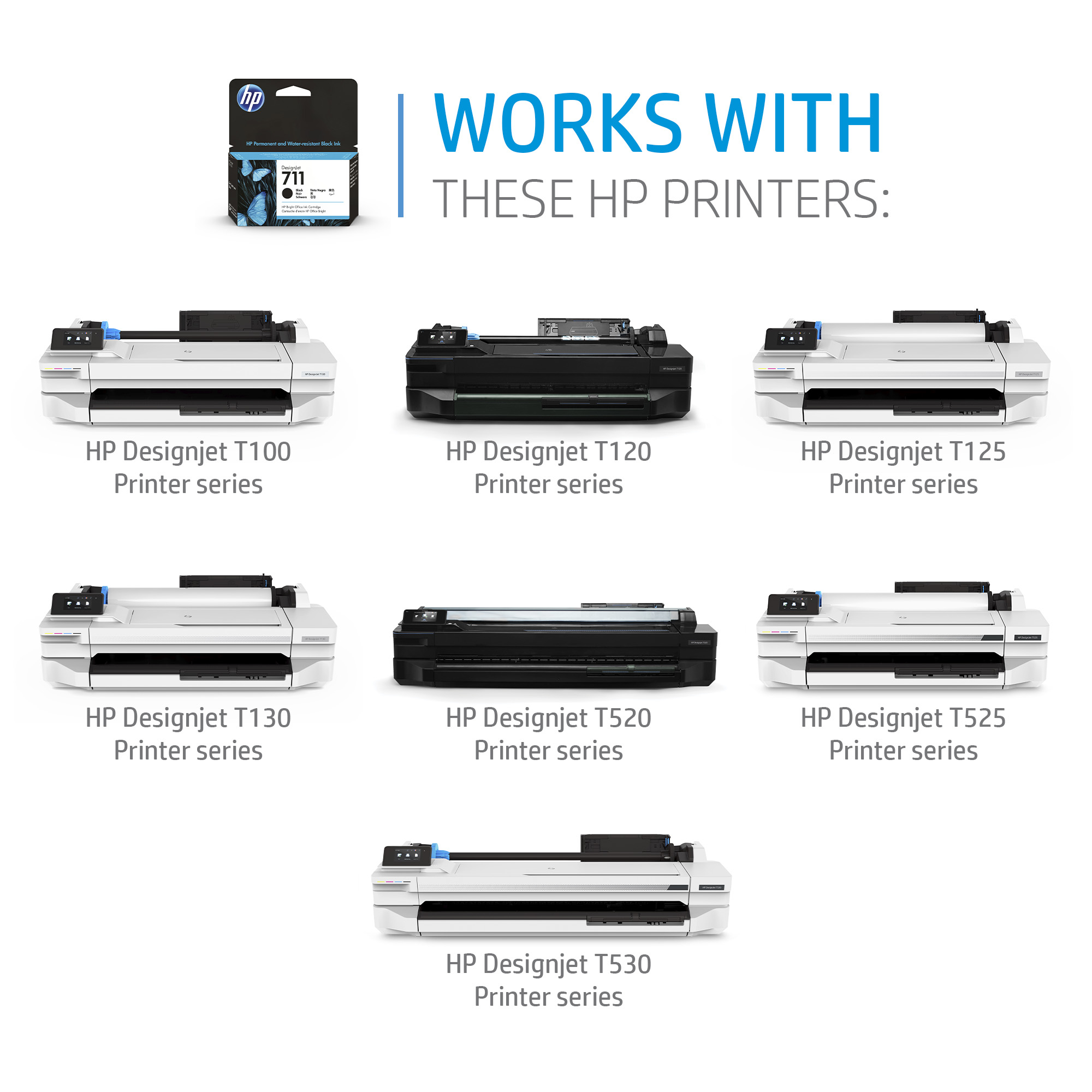 HP #711 29ml Cyan 3pk CZ134A HP — view 3