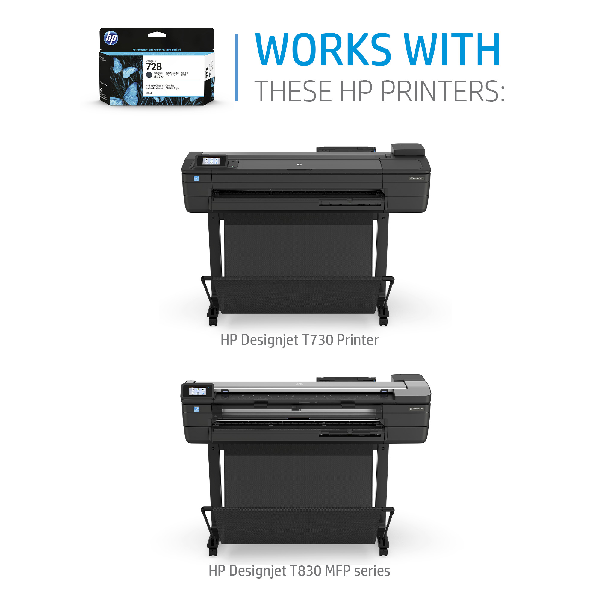 HP #728 130ml Mag Ink F9J66A HP — view 3