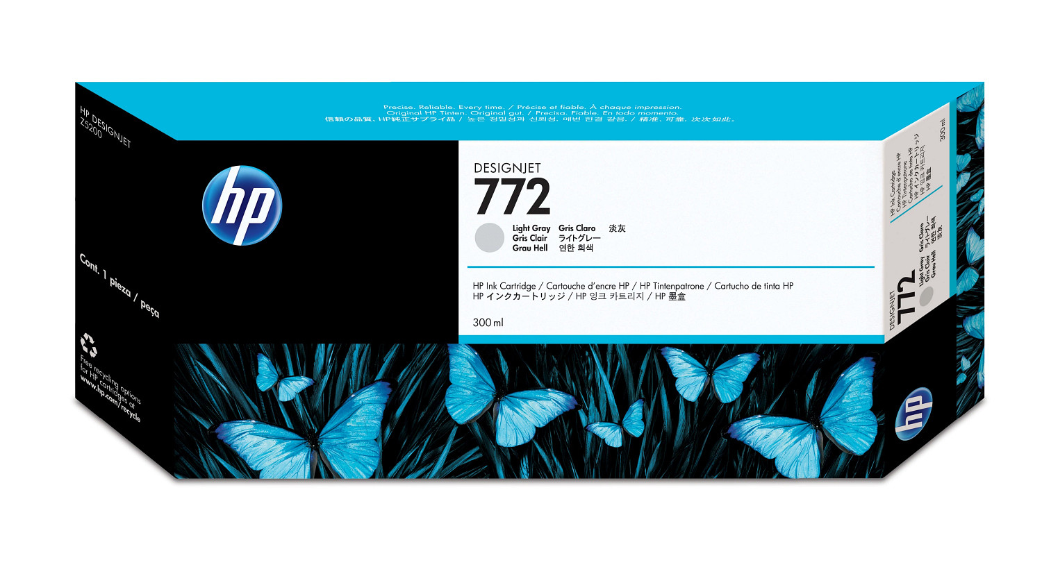 HP 772 300ml LgtGry Ink CN634A HP — view 2