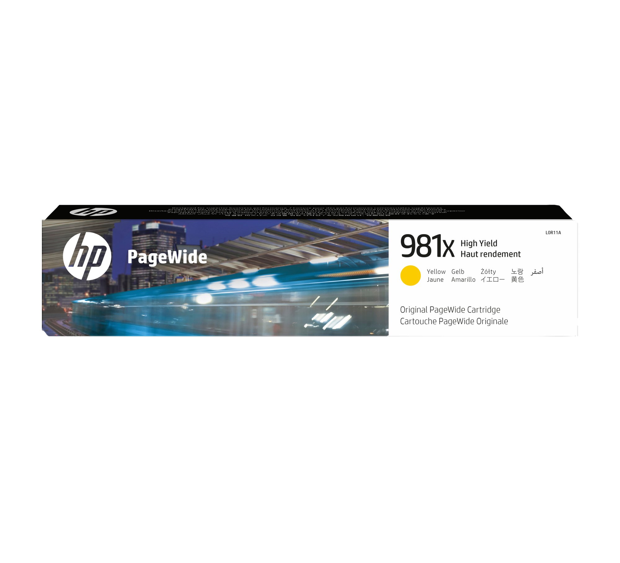HP #981X Yell Ink Cart L0R11A HP — view 2