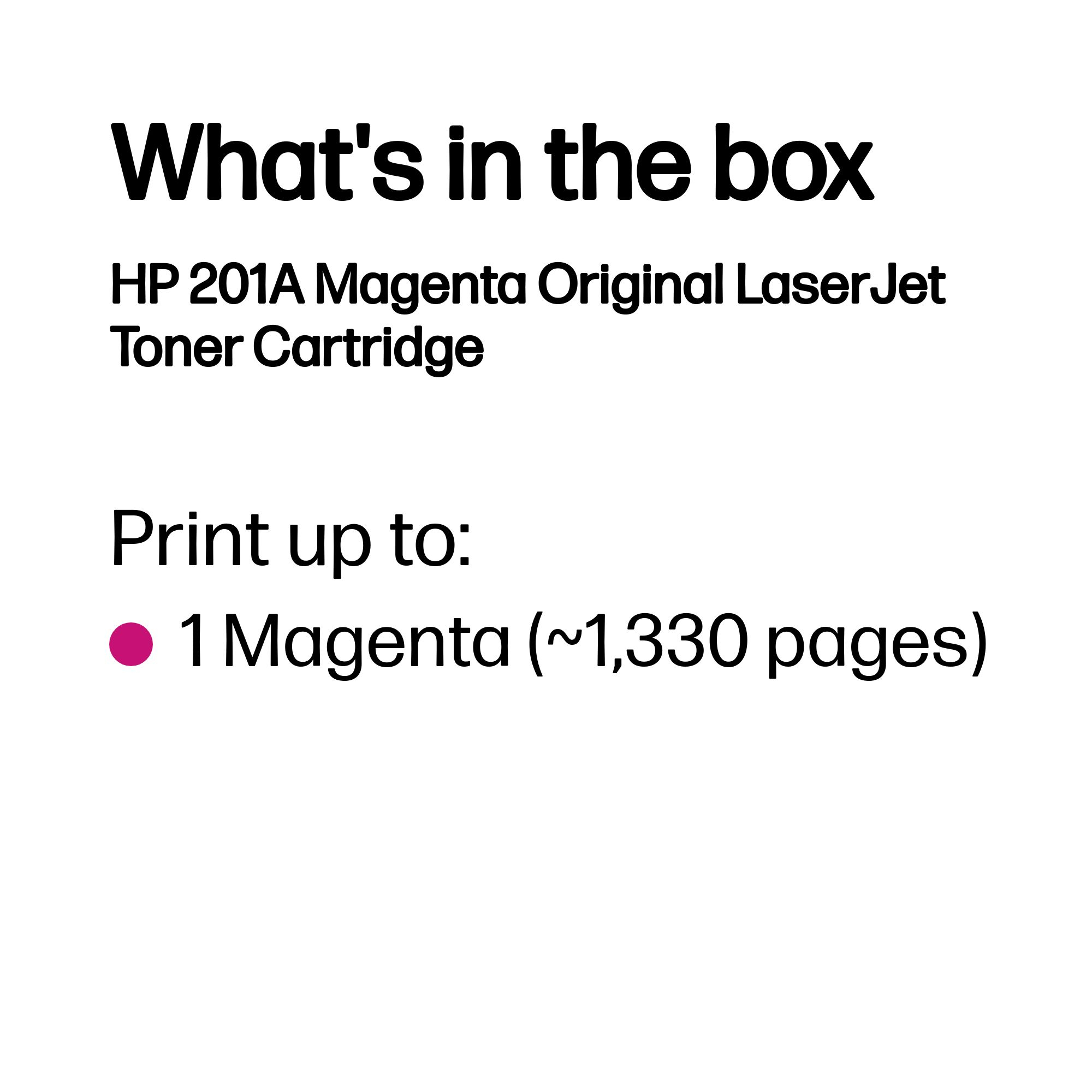 HP #201A Magenta Toner CF403A HP — view 4
