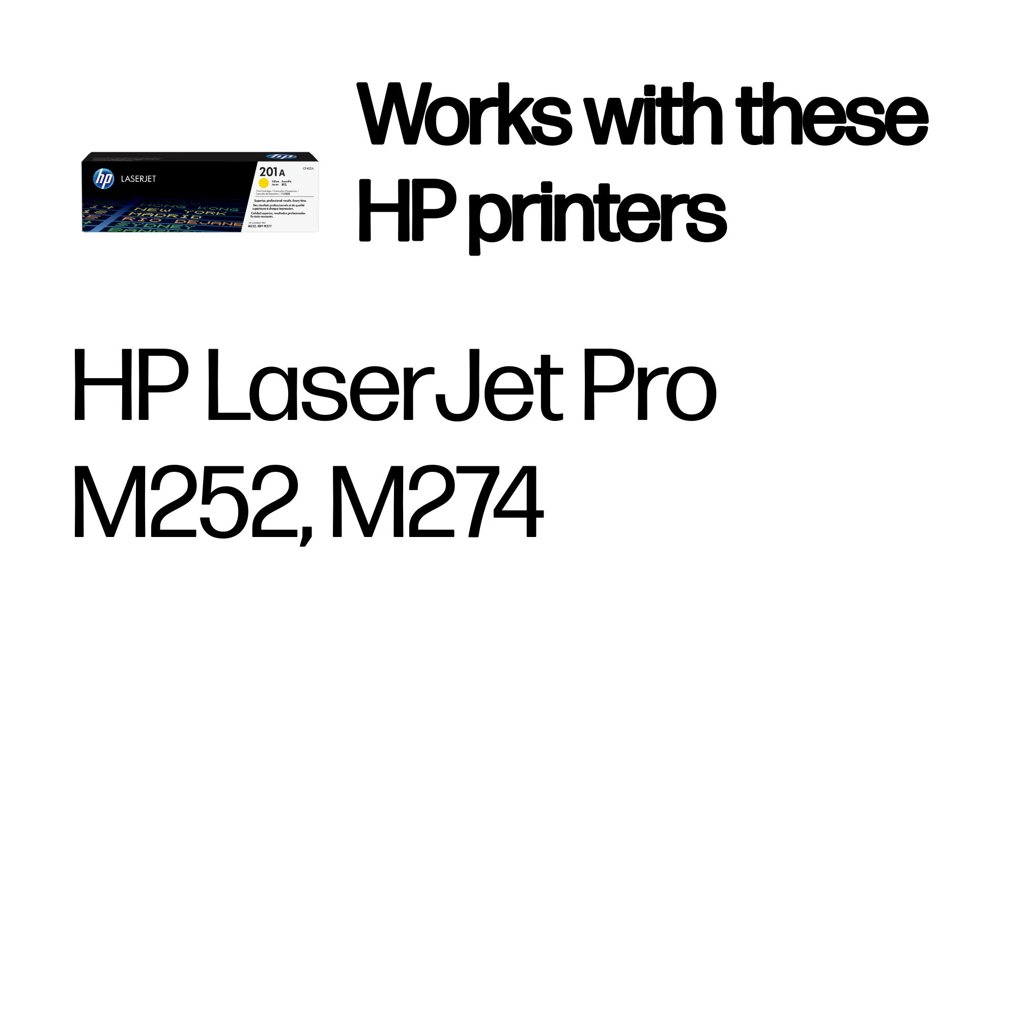 HP #201A Yellow Toner CF402A HP — view 3