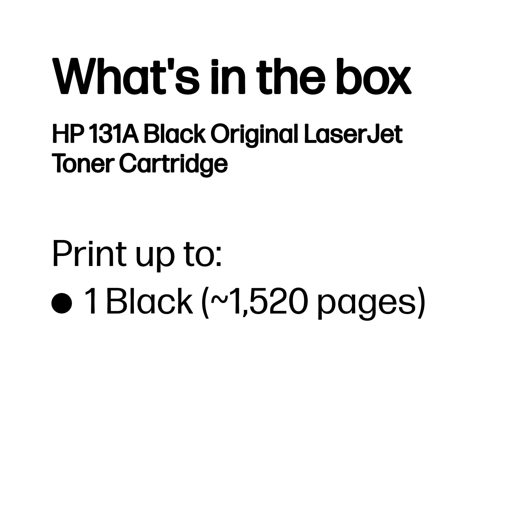 HP #131A Black Toner CF210A HP — view 4