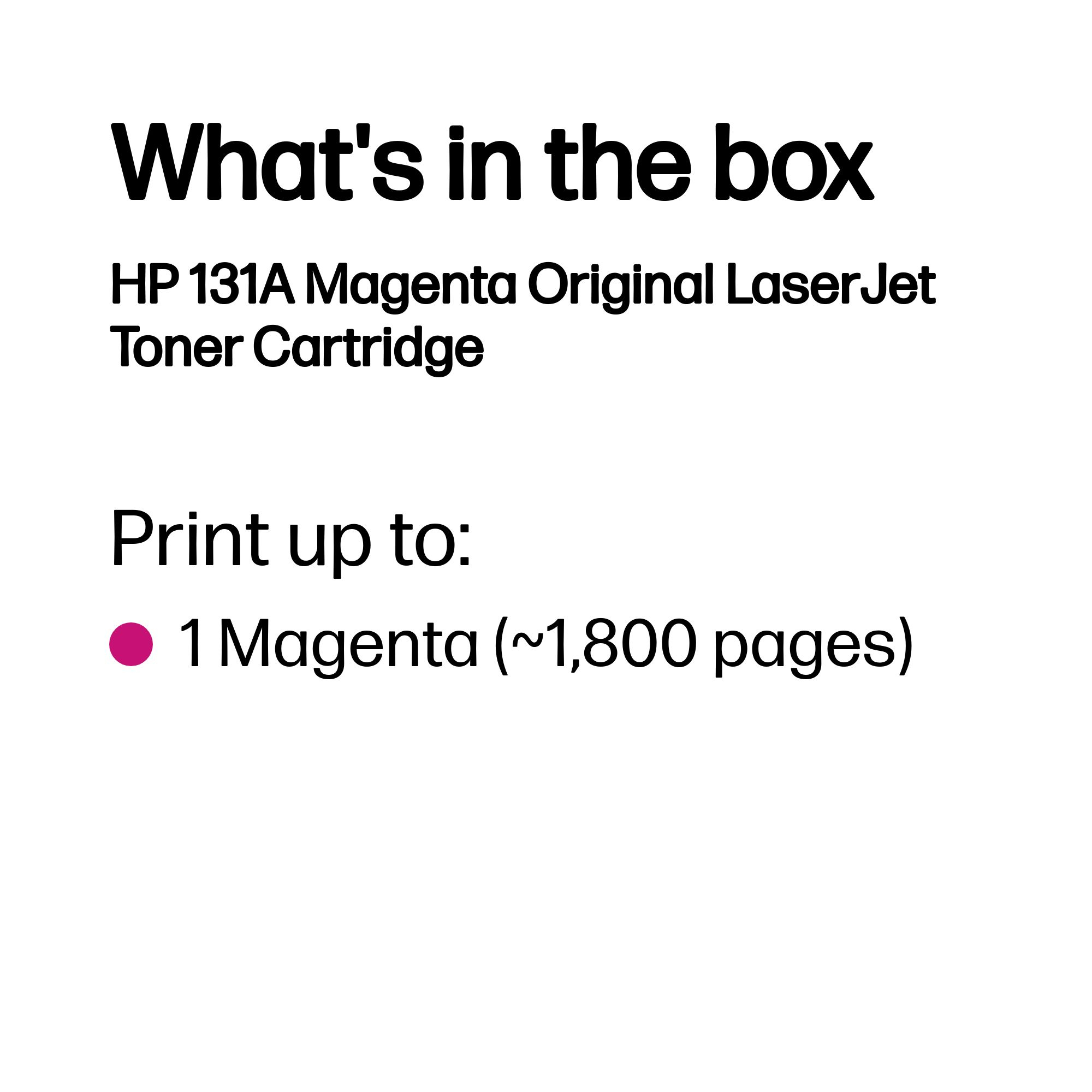 HP #131A Mag Toner CF213A HP — view 4