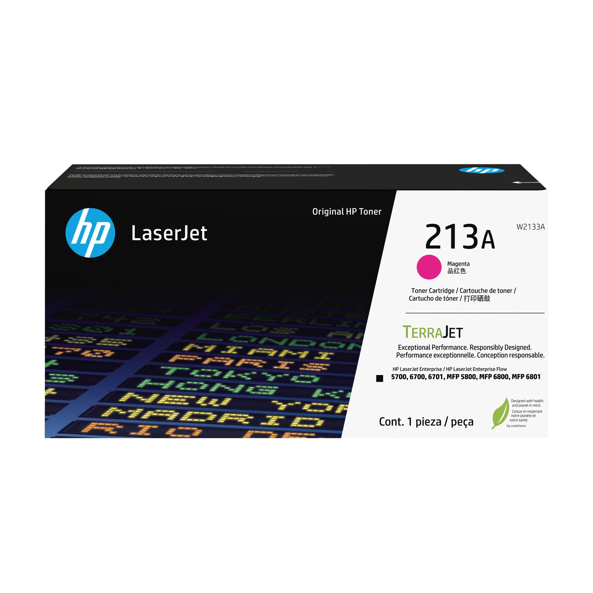 HP #213A Mgn Toner W2133A HP — view 2
