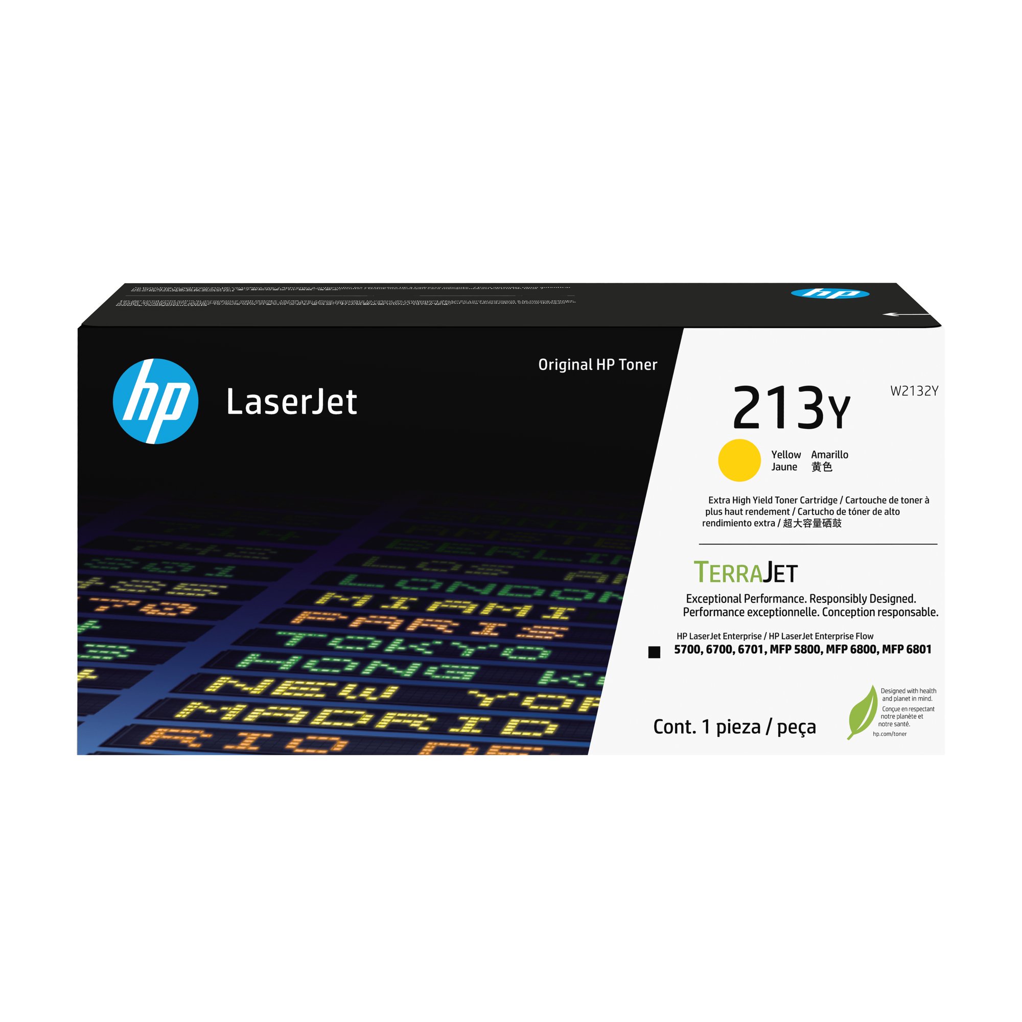 HP #213Y Ylw Toner W2132Y HP — view 2