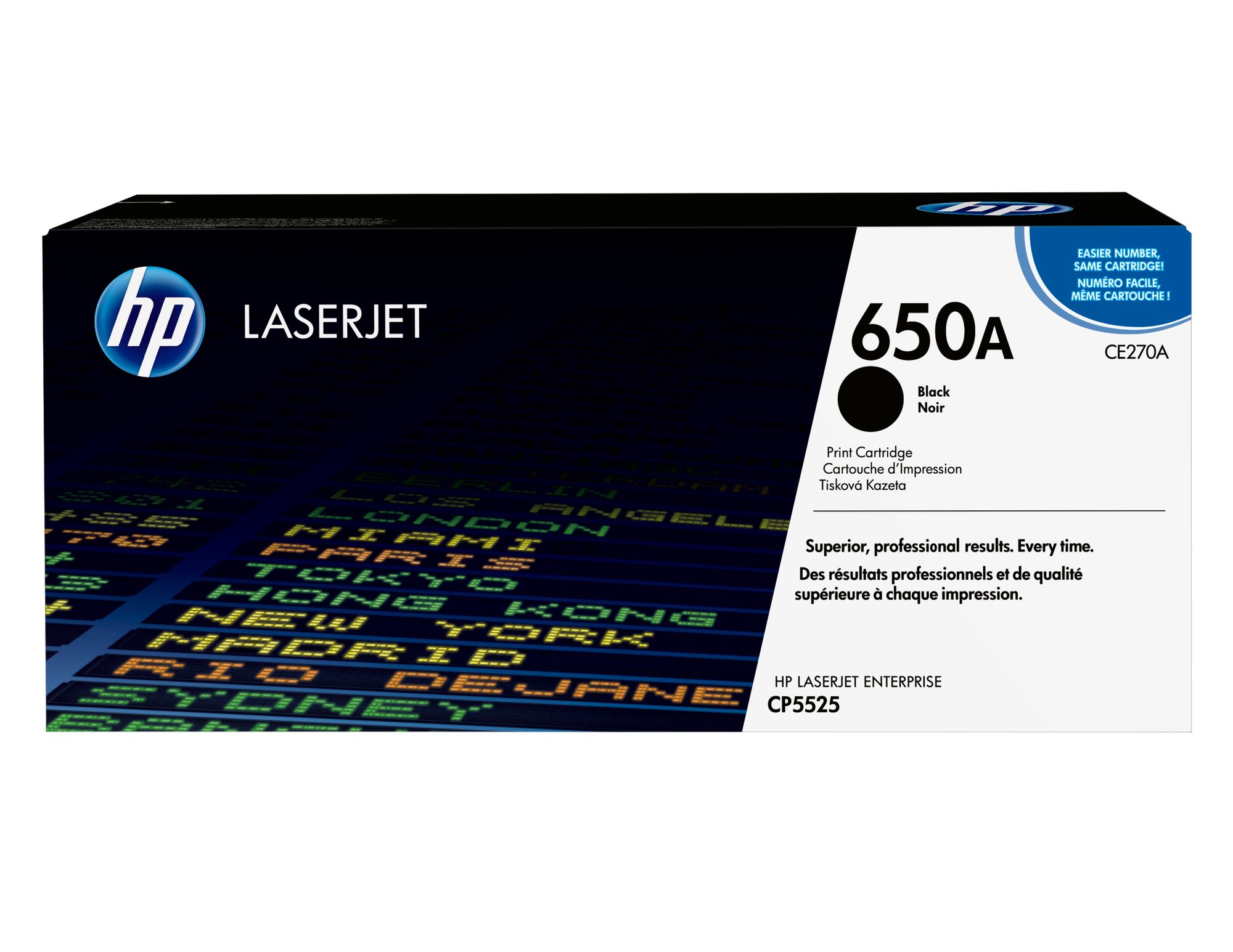 HP #650A Black Toner CE270A HP — view 2