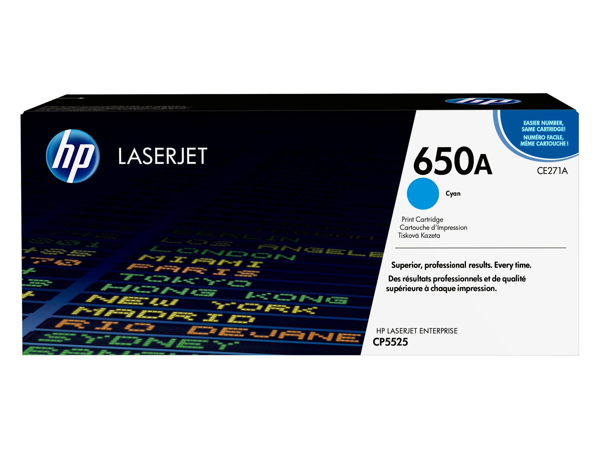 HP #650A Cyan Toner CE271A HP — view 2