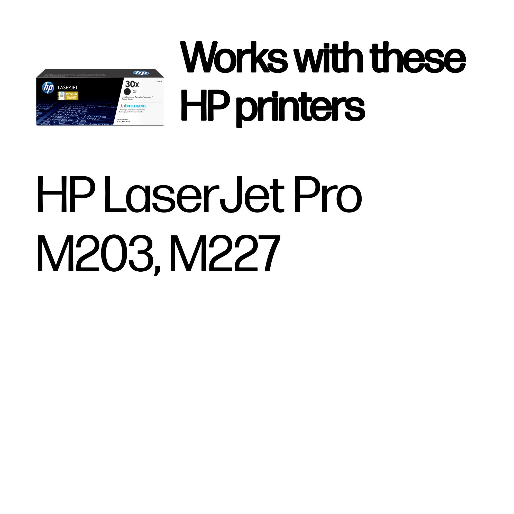 HP #30X Black Toner CF230X HP — view 3