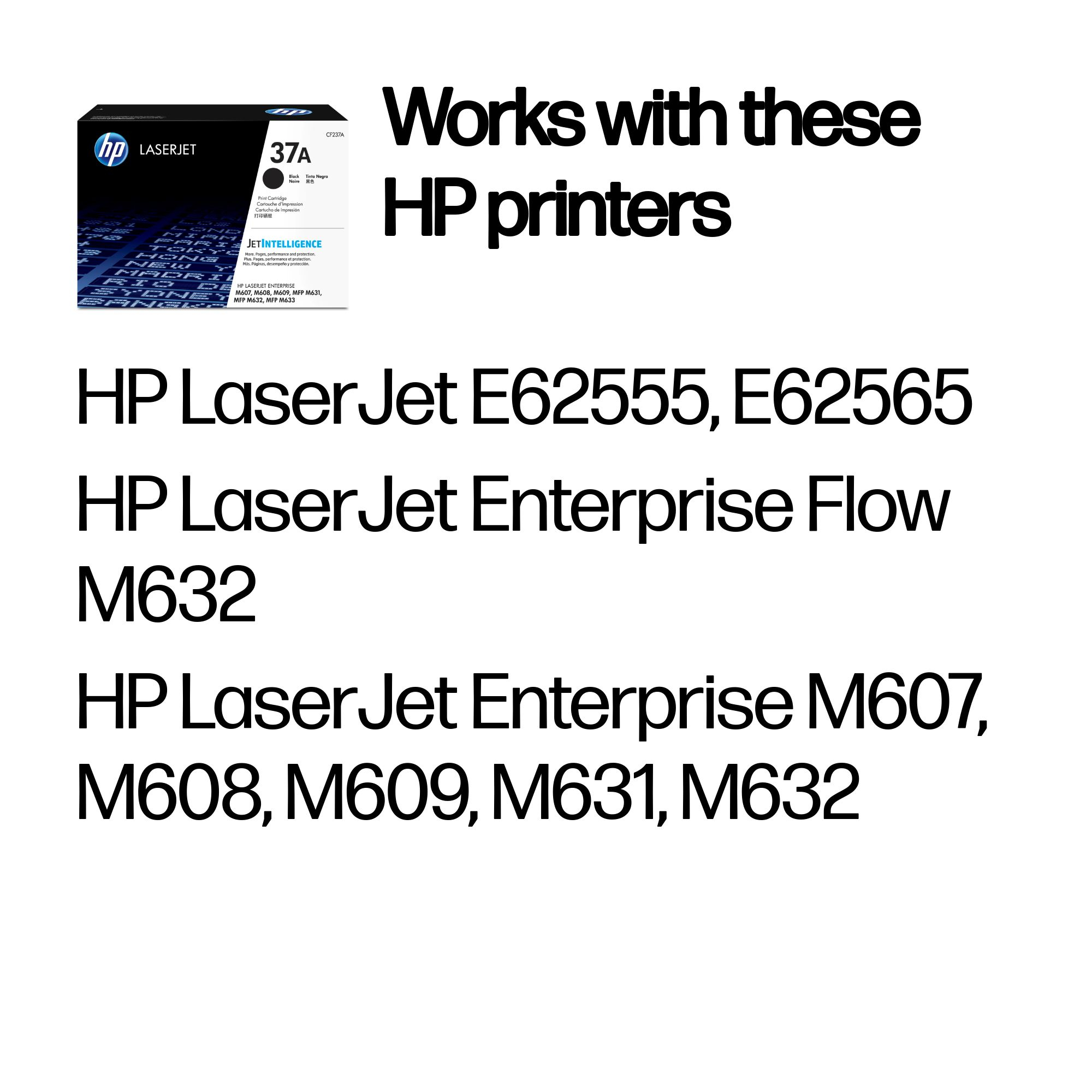 HP #37A Black Toner CF237A HP — view 3