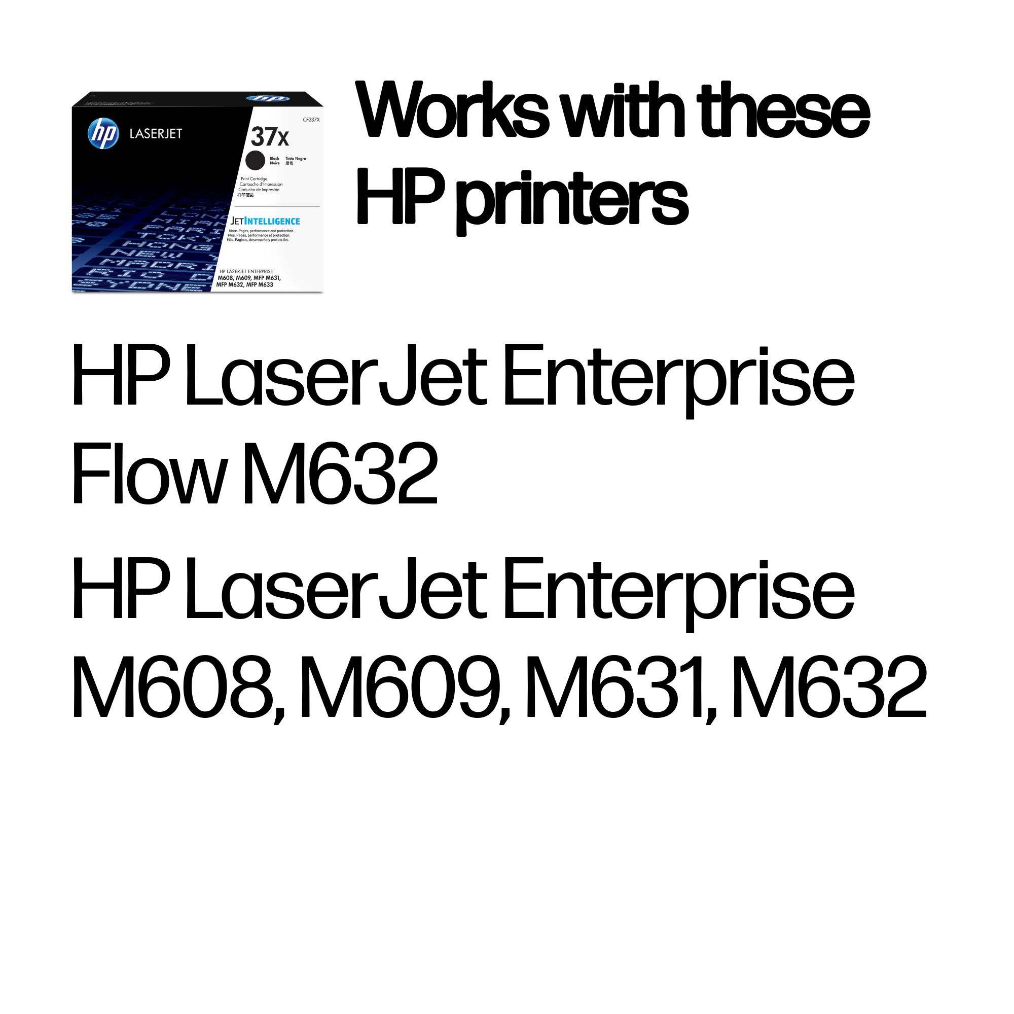 HP #37X Black Toner CF237X HP — view 3