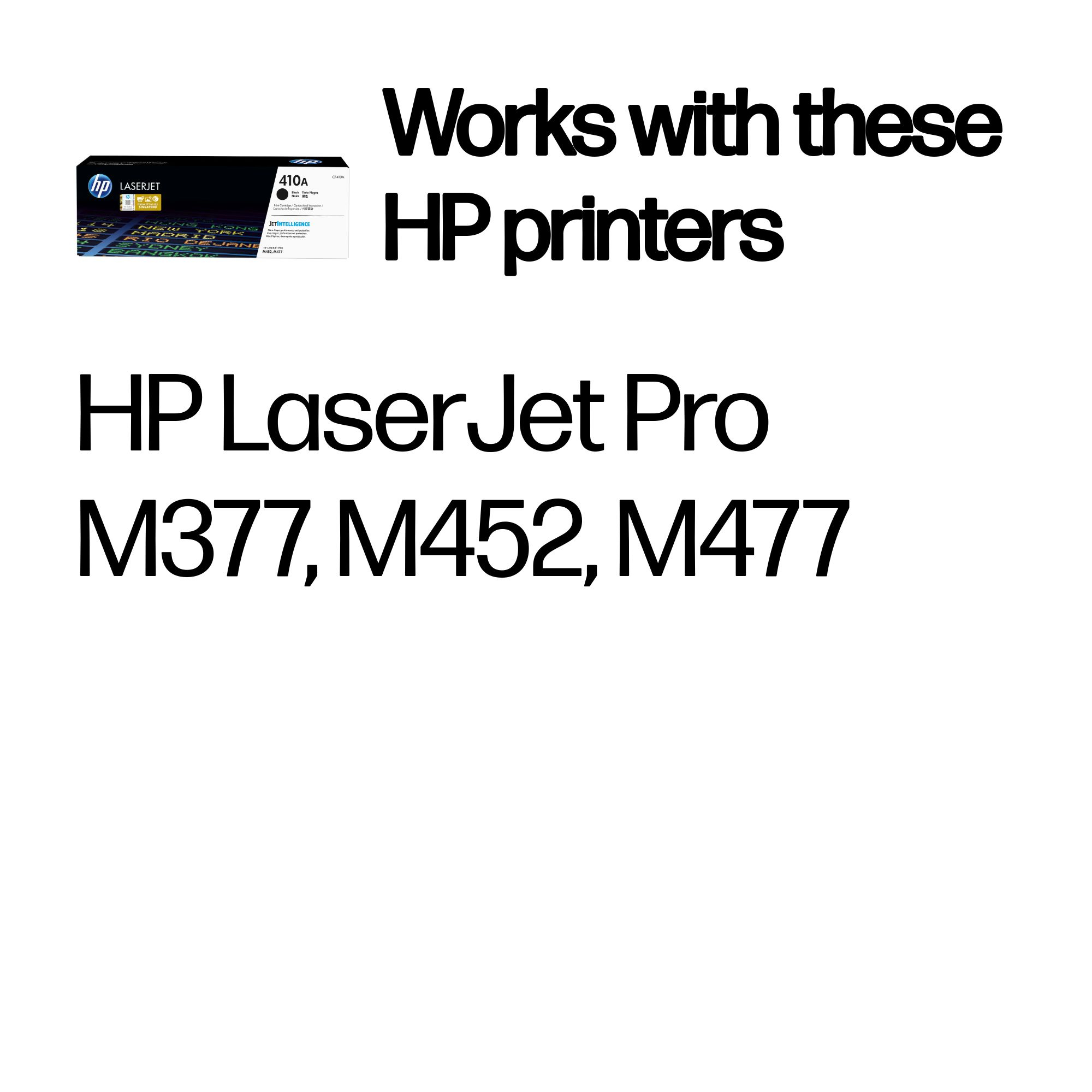 HP #410A Black Toner CF410A HP — view 3