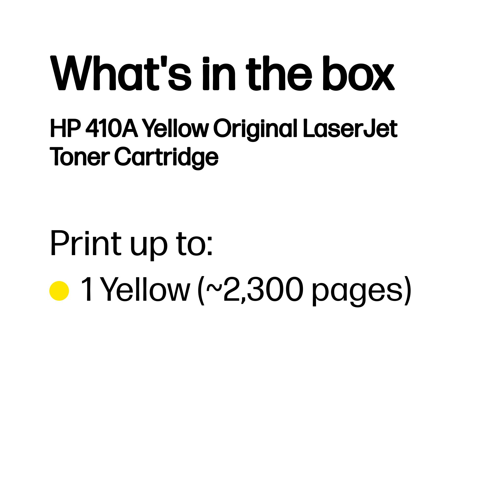 HP #410A Yell Toner CF412A HP — view 4