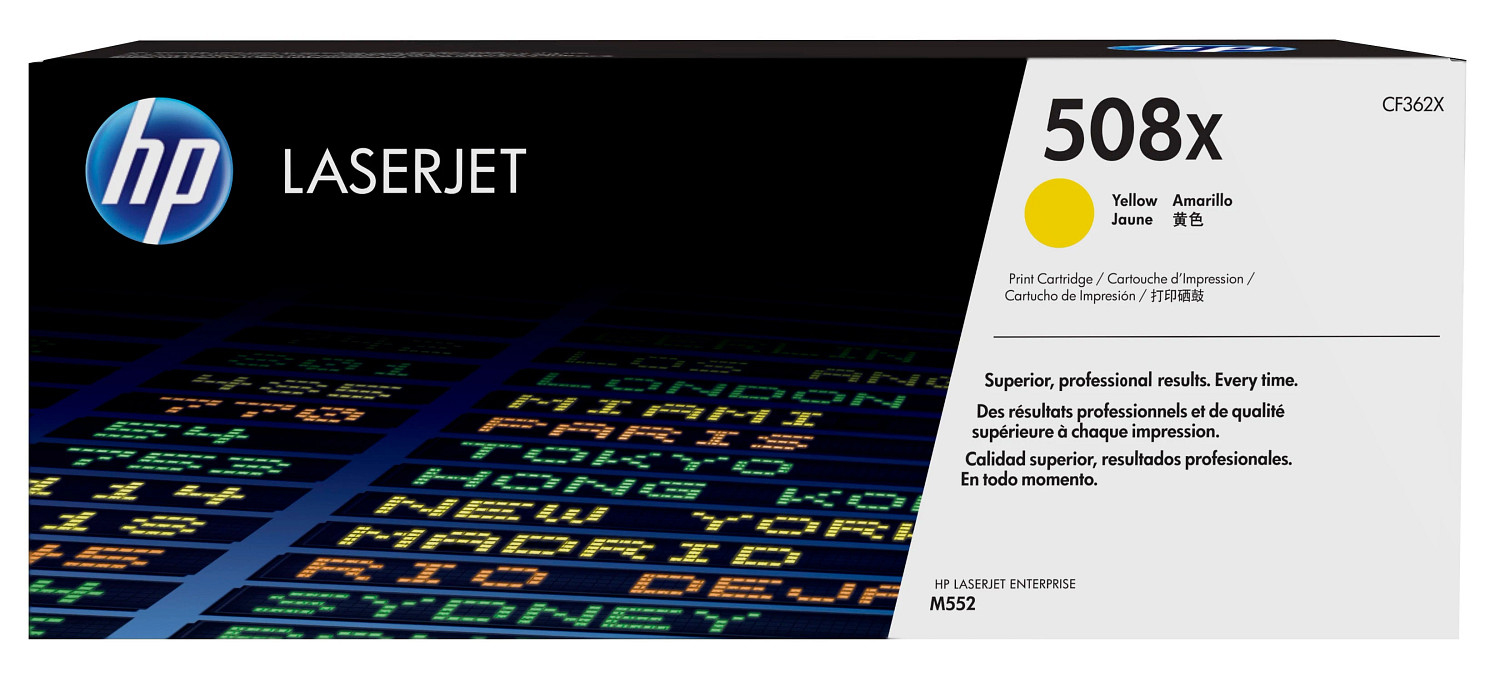 HP #508X Yellow Toner CF362X HP — view 2