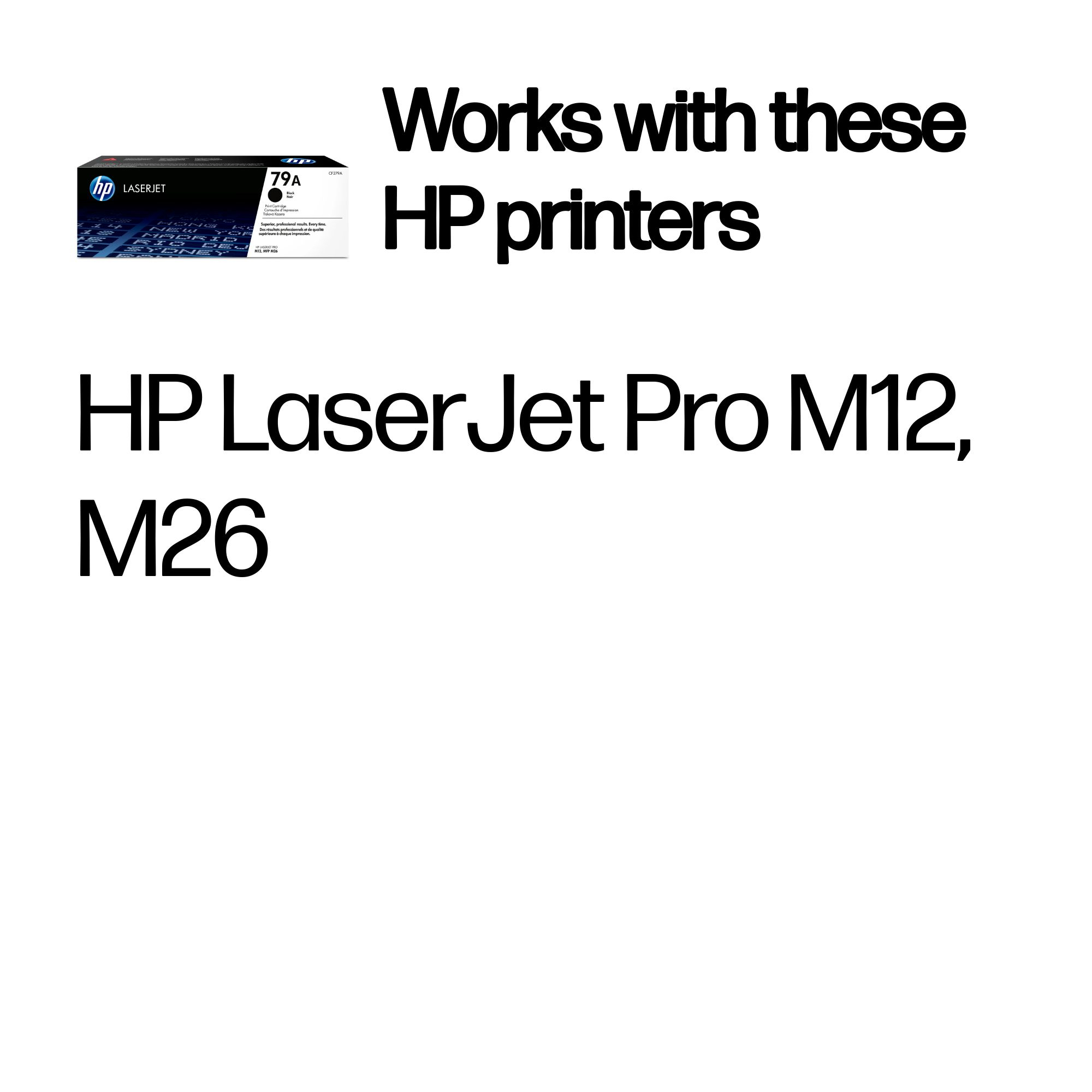 HP #79A Black Toner CF279A HP — view 3