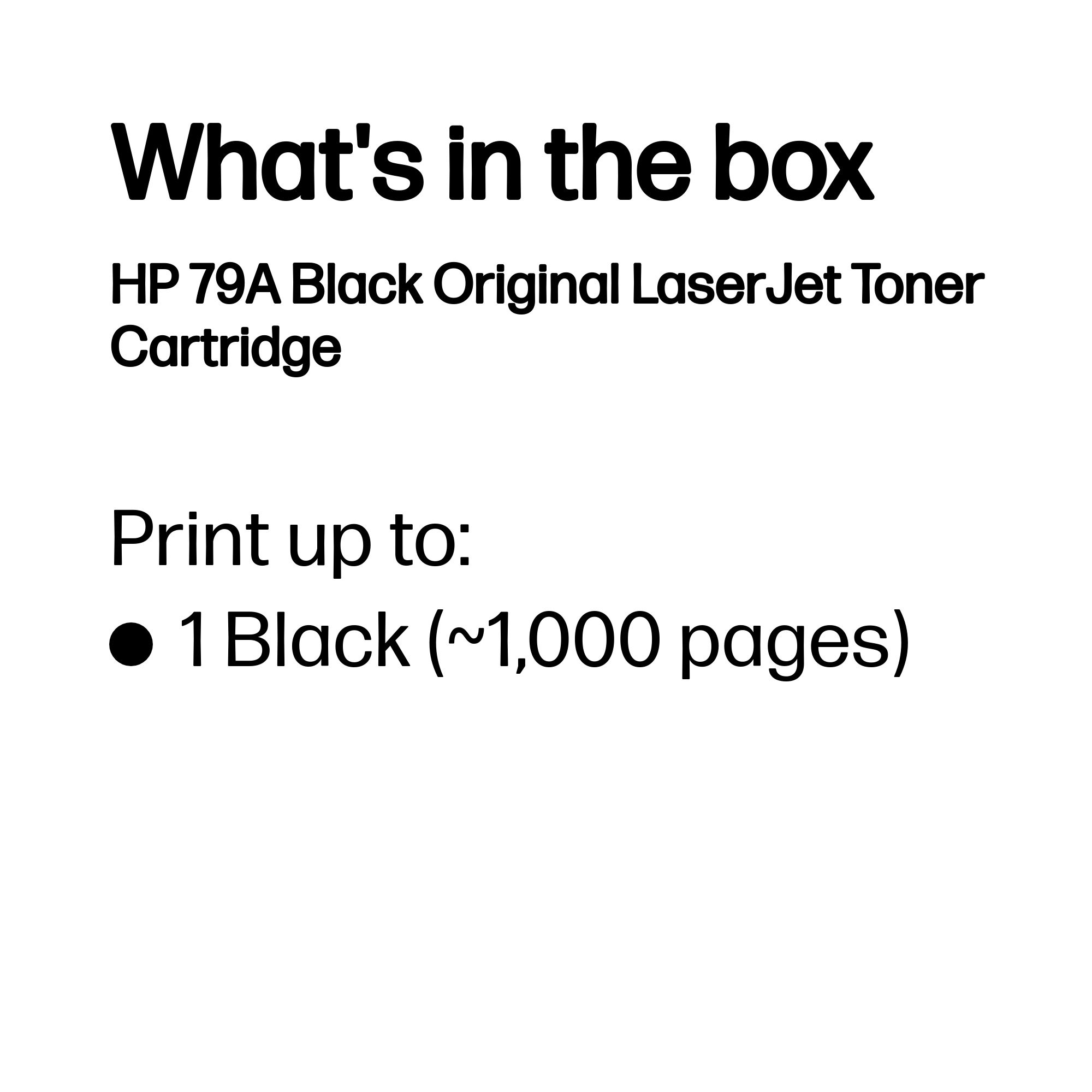HP #79A Black Toner CF279A HP — view 4