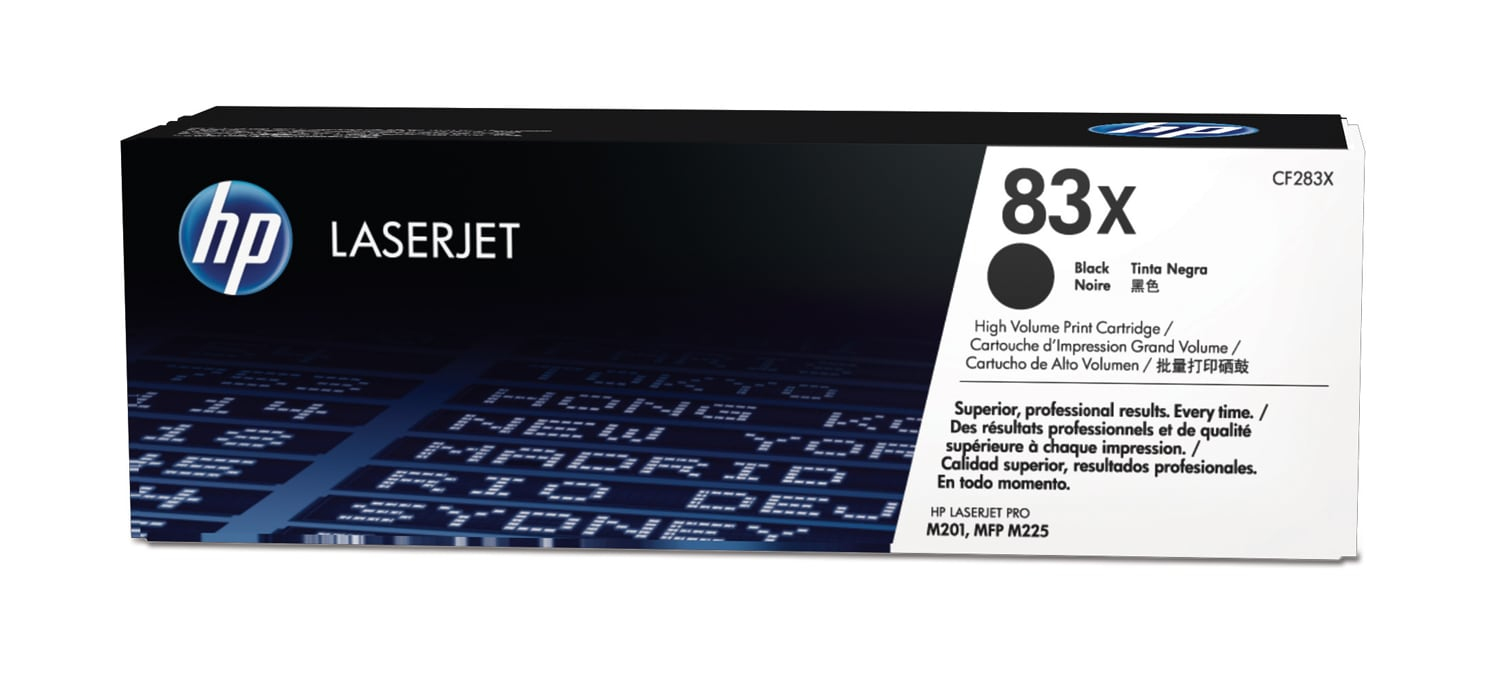 HP #83X Black Toner CF283X HP — view 2