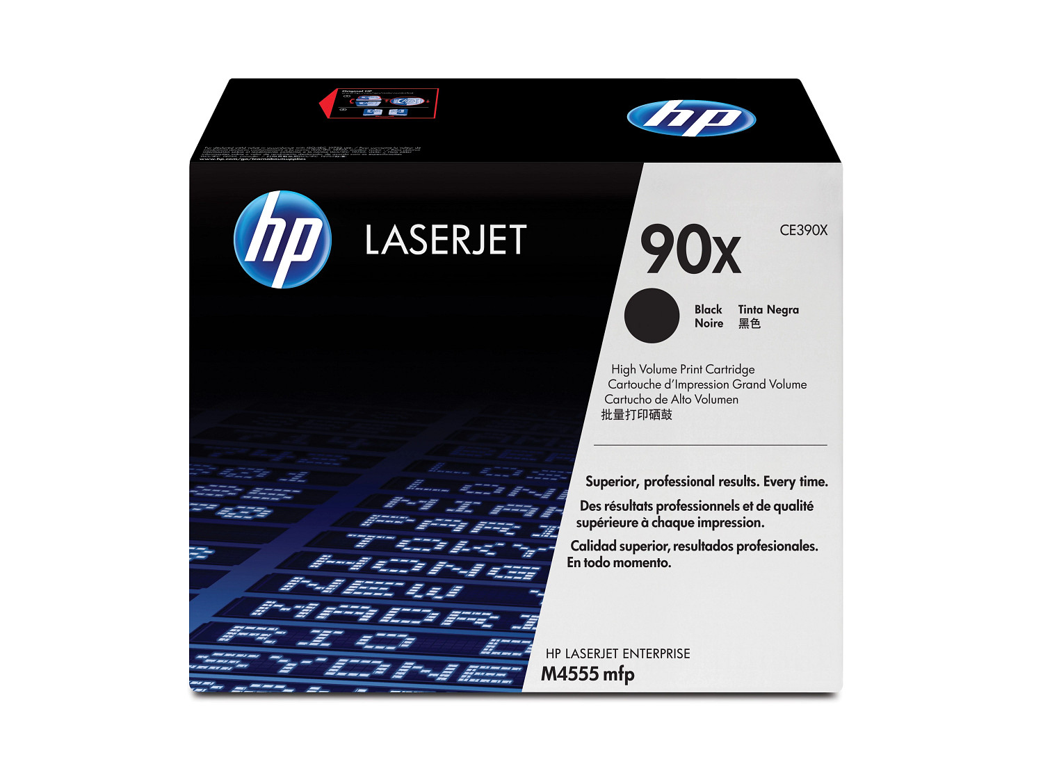 HP #90X Black Toner CE390X HP — view 2