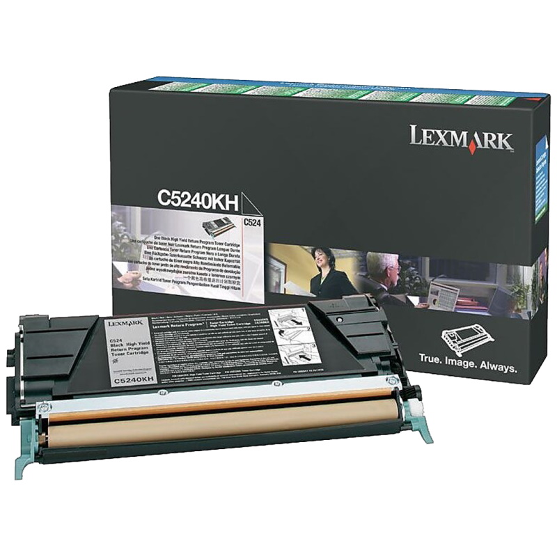 Lexm C5240KH Blk Pre HY Cart Lexmark — view 2