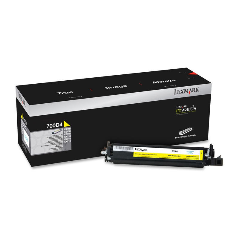 Lexm 700D4 Yellow Developer Lexmark — view 2