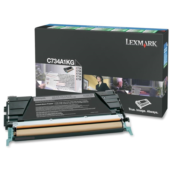 Lexm C734 Black Toner Cart Lexmark — view 2