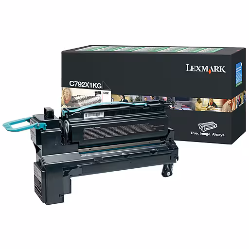 Lexm C792X1KG HY Pre Bk Cart Lexmark — view 2