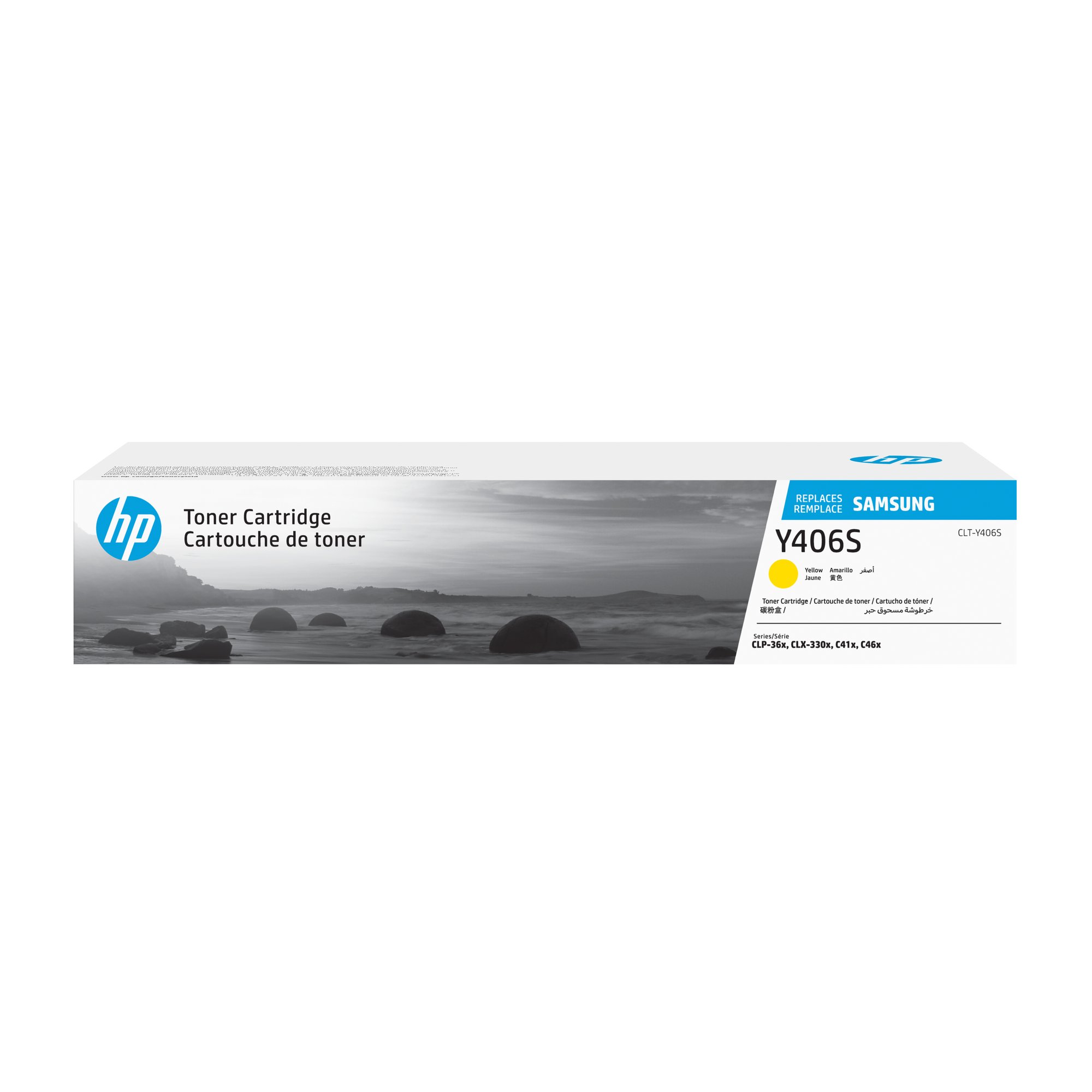 Samsung CLTY406S Yellow Toner Samsung — view 2